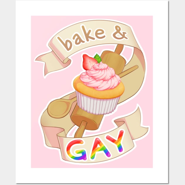 BAKE & GAY Wall Art by SmalltimeCryptid